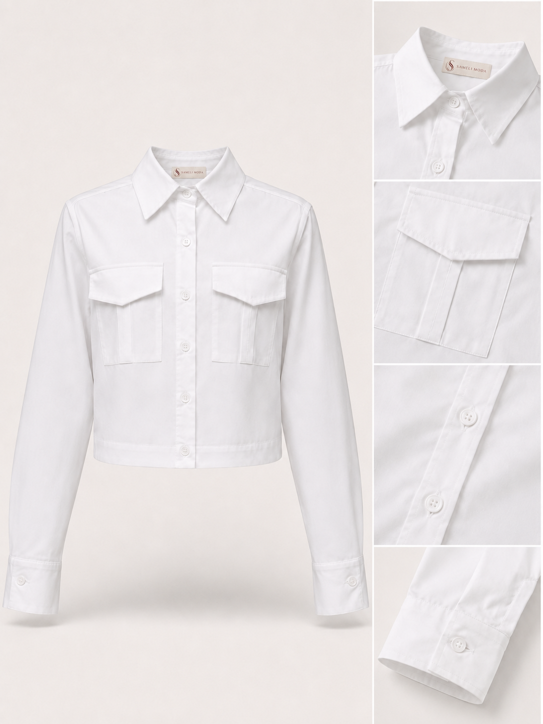 Camisa Feminina de Alfaiataria Sameli Coleção Outono/Inverno 2026