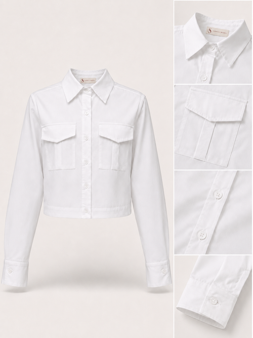 Camisa Feminina de Alfaiataria Sameli Coleção Outono/Inverno 2026